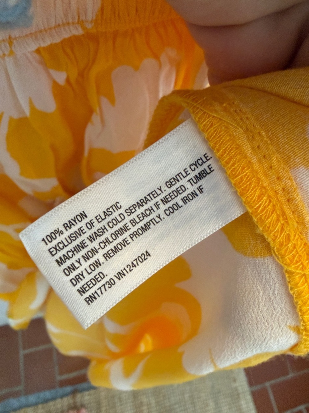 Diane Von Furstenberg x Target Yellow White Floral Midi Maxi Dress Small Summer - Picture 5 of 6